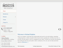 Tablet Screenshot of michaelhopkinsinc.com